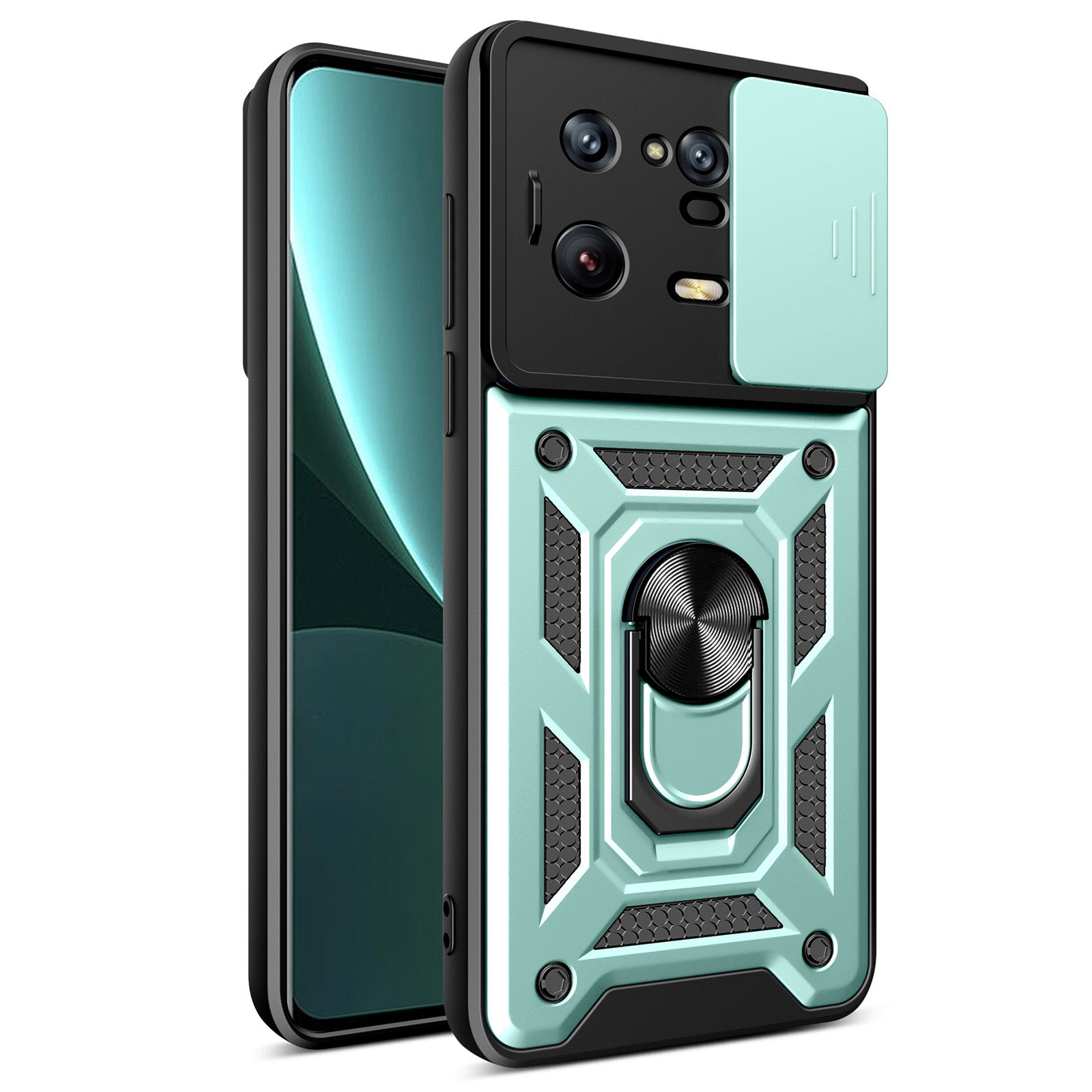 For Xiaomi 13 Pro 5G Ring Holder Kickstand Phone Case PC TPU Slide Camera Protector Back Cover For Xiaomi 13 Pro 5G Ring Holder Kickstand Phone Case PC TPU Slide Camera Protector Back Cover